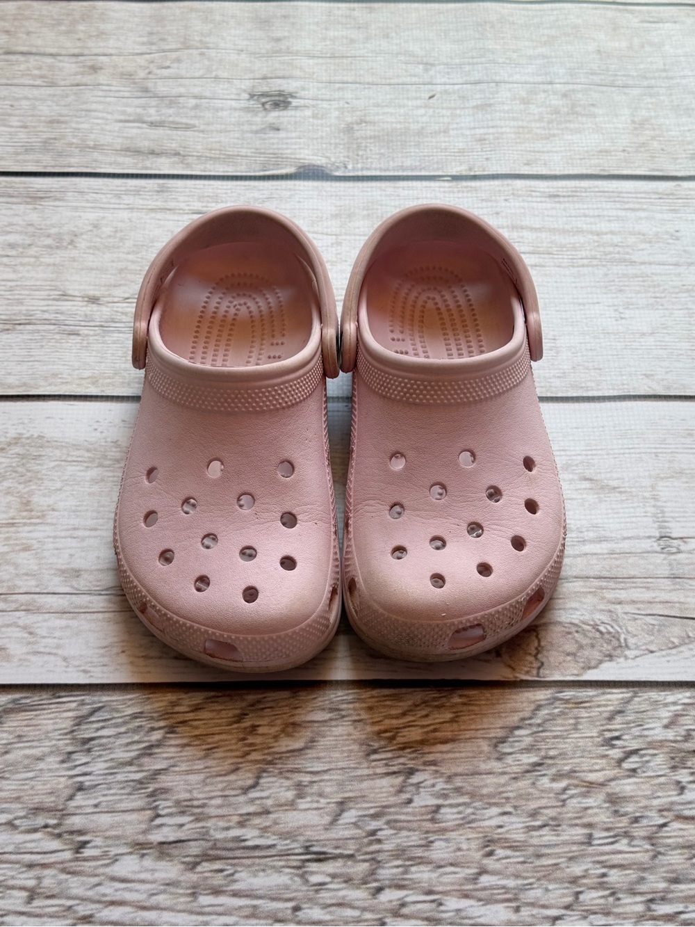 CROCS Kids Classic Clog in Blush Pink